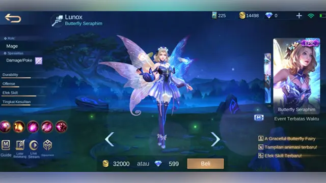 Lunox: Butterfly Seraphim (Epic)