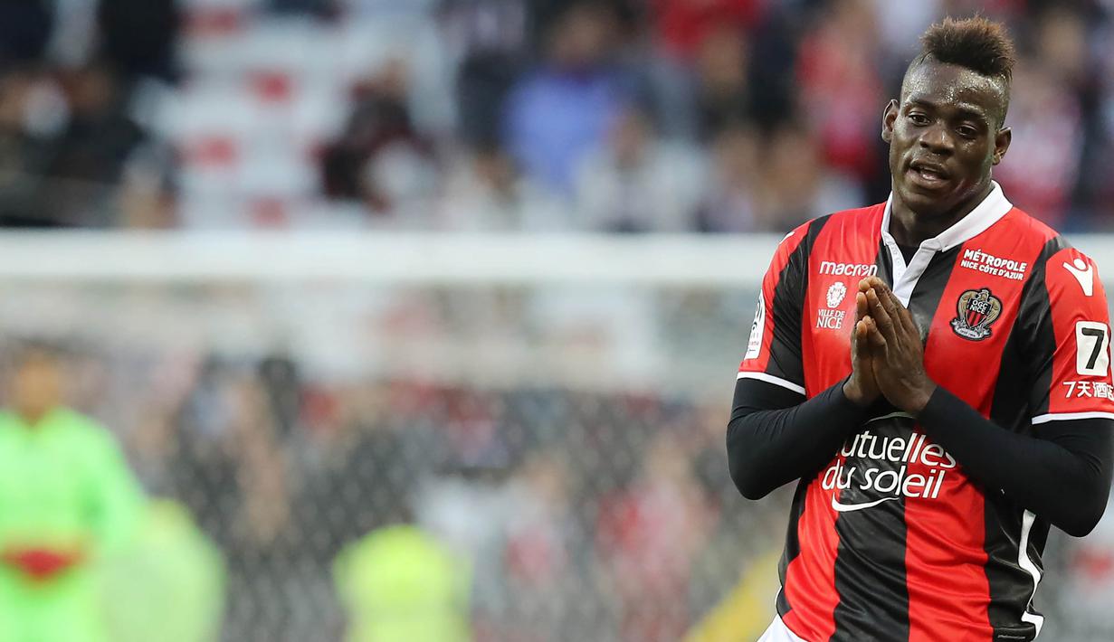 6. Mario Balotelli (Nice) - 6 Gol (3 Penalti). (AFP/Valery Hache)