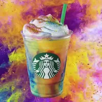 Tak sekedar pada fashion, namun tren tie dye juga hadir dalam minuman yang menyegarkan.