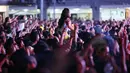 <p>Aksi panggung King Nassar di Synchronize Fest 2022 (foto: Adrian Utama Putra)</p>