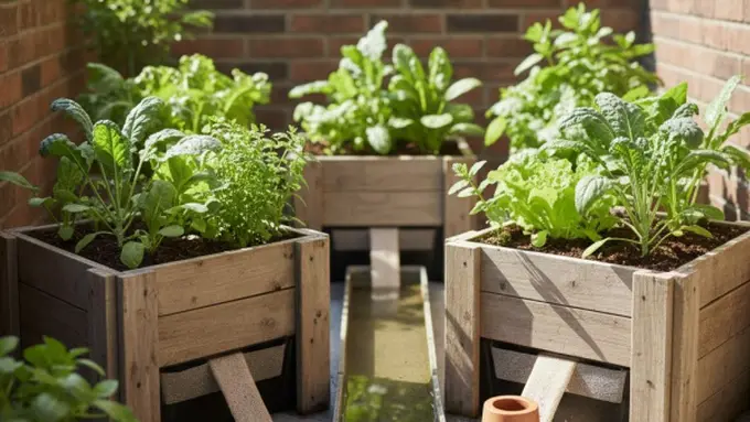 Kebun Sayur Mini di Lahan Sempit dengan Penyiraman Otomatis Tanpa Listrik/Gemini AI