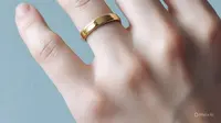 7 Cincin Emas Ring Polos yang Timeless Modelnya