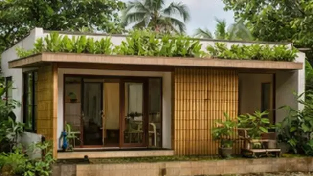rumah atap datar