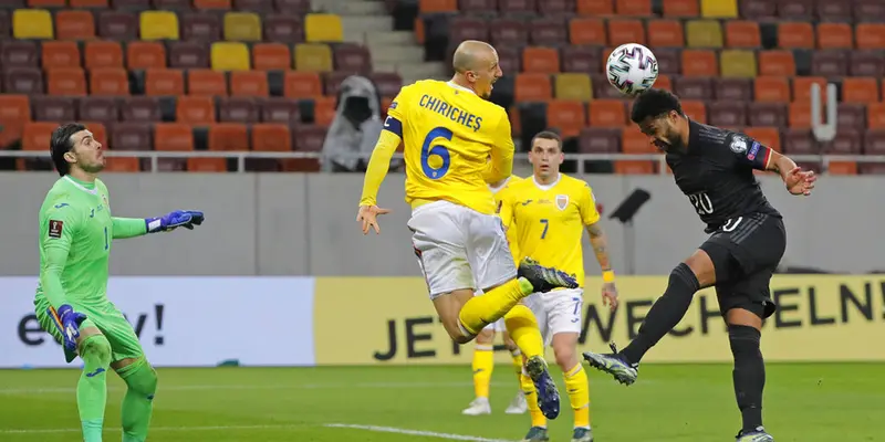 FOTO: Gol Tunggal Serge Gnabry Bawa Jerman Taklukkan Rumania