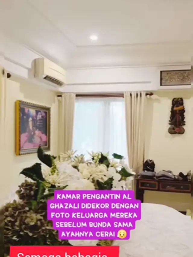 Desain Kamar Pengantin Al Ghazali dan Alyssa