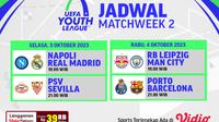 Jadwal Live Streaming UEFA Youth League Week 2 di Vidio, 3&4 Oktober 2023. (Sumber: dok. vidio.com)