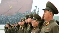 Korea Utara memperingati hari jadinya ke-69 pada Sabtu 9 September 2017 (AP)
