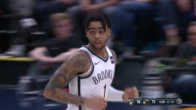 Cuplikan Pertandingan NBA : Jazz 114 vs Nets 98