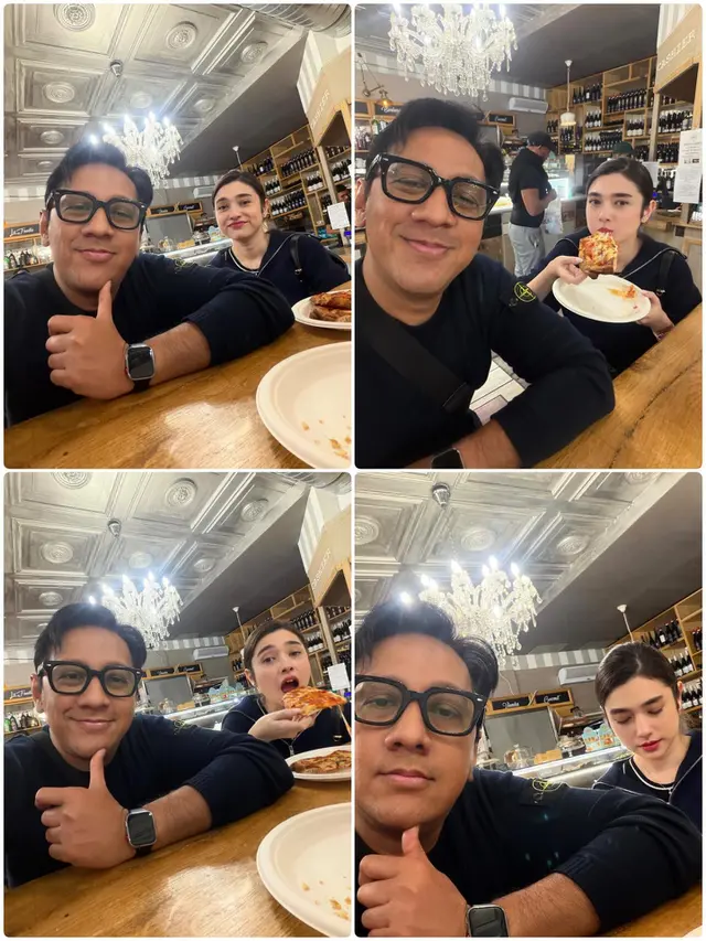 Andre Taulany bulan madu (instagram.com/andreastaulany)