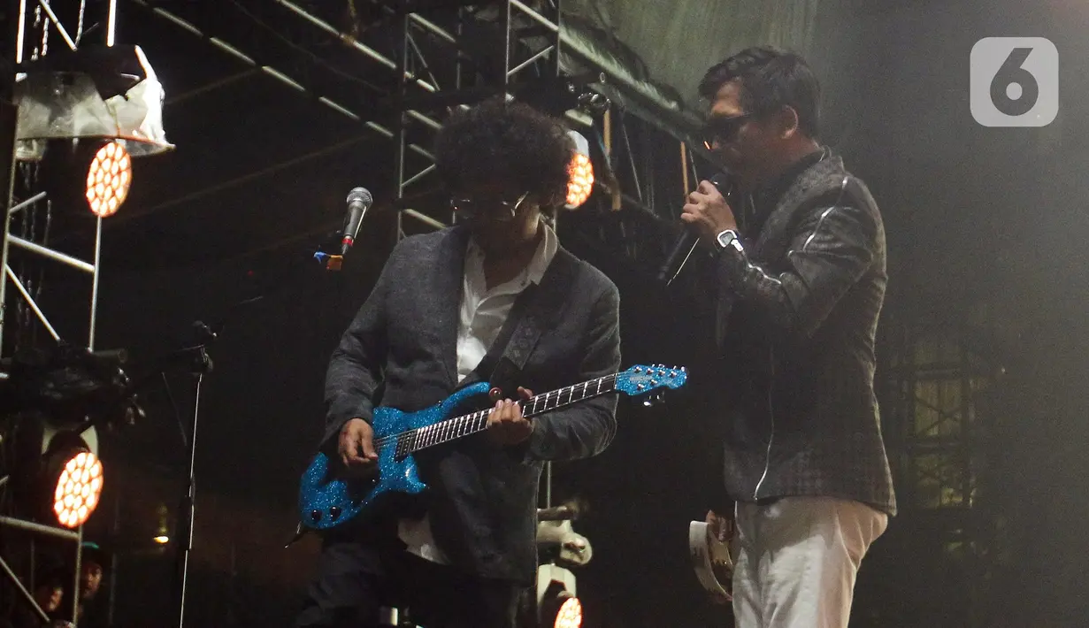 Tampil di gelaran Soundsfest 2025 jadi yang pertama bagi D’Masiv usai menggelar tur di Jepang pada April 2025 lalu. (Liputan6.com/Herman Zakharia)