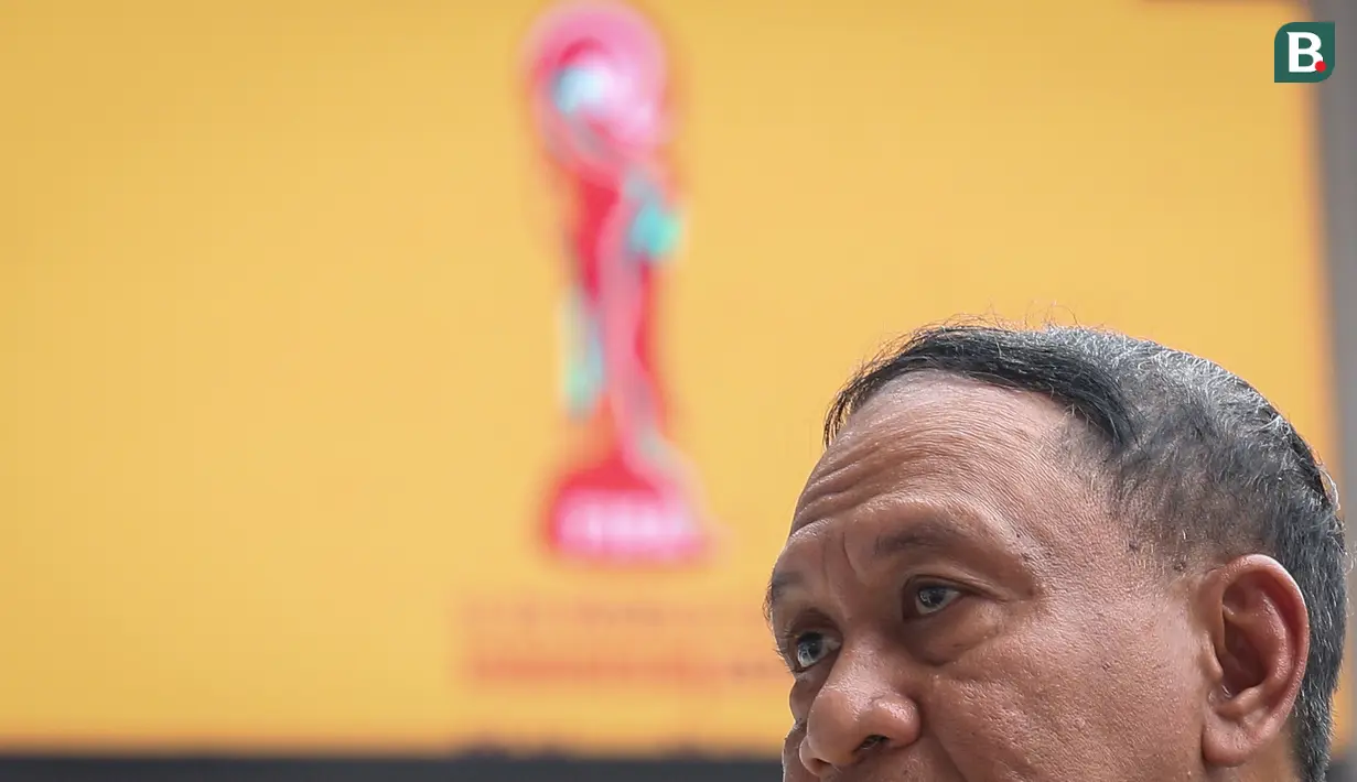 <p>Menteri Pemuda dan Olahraga Republik Indonesia, Zainudin Amali memberikan sambutan saat acara hitung mundur 100 hari Piala Dunia U-20 2023 yang berlangsung di Stadion Utama Gelora Bung Karno (SUGBK), Jakarta, Kamis (09/02/2023). Piala Dunia U-20 2023 akan berlangsung pada 20 Mei 2023 mendatang di Indonesia. (Bola.com/Bagaskara Lazuardi)</p>