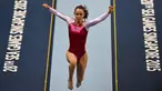 Atlet senam Malaysia, Farah Ann Abdul Hadi saat tampil pada SEA Games 2015 di Singapore, (9/9/2015). Farah akan kembali tampil pada SEA Games 2017 di Malaysia. (AFP/Roslan Rahman)