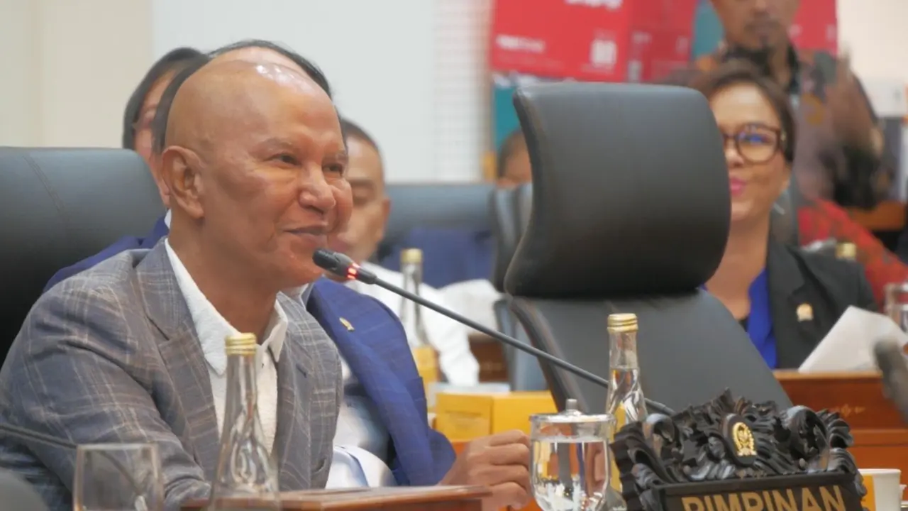 Ketua Badan Anggaran DPR, Said Abdullah saat rapat di DPR.