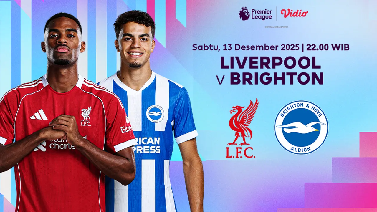 Saksikan Liverpool vs Brighton di Vidio. (dok. vidio.com)