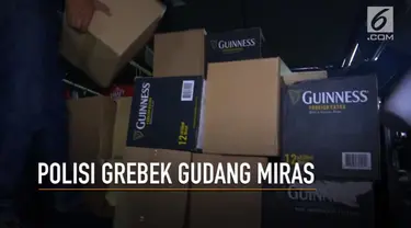 Penggerebekan gudang miras di Depok berhasil dilakukan polisi. Informasi datang dari masyarakat yang merasa terganggu dengan aktivitas haram tersebut.