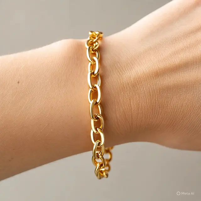 Model Gelang Emas Rantai 10 Gram