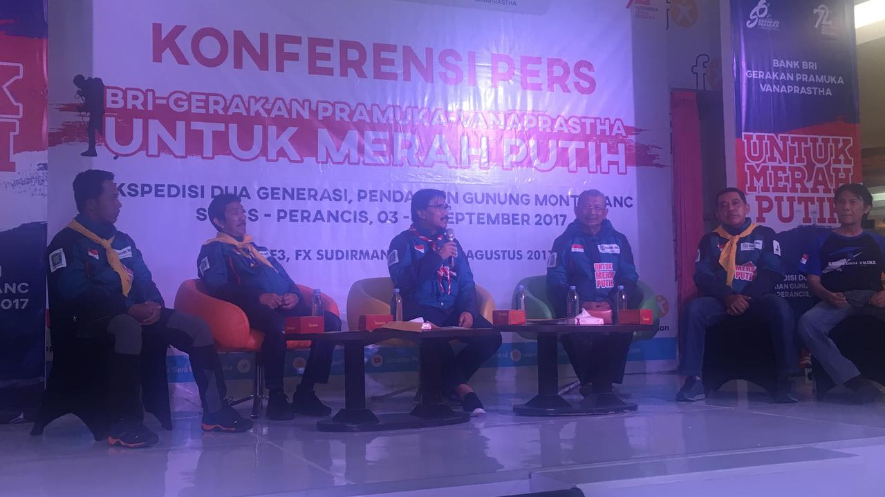 Pramuka dan Vanaprasta akan taklukkan gunung tertinggi di Eropa Barat, Mont Blanc.