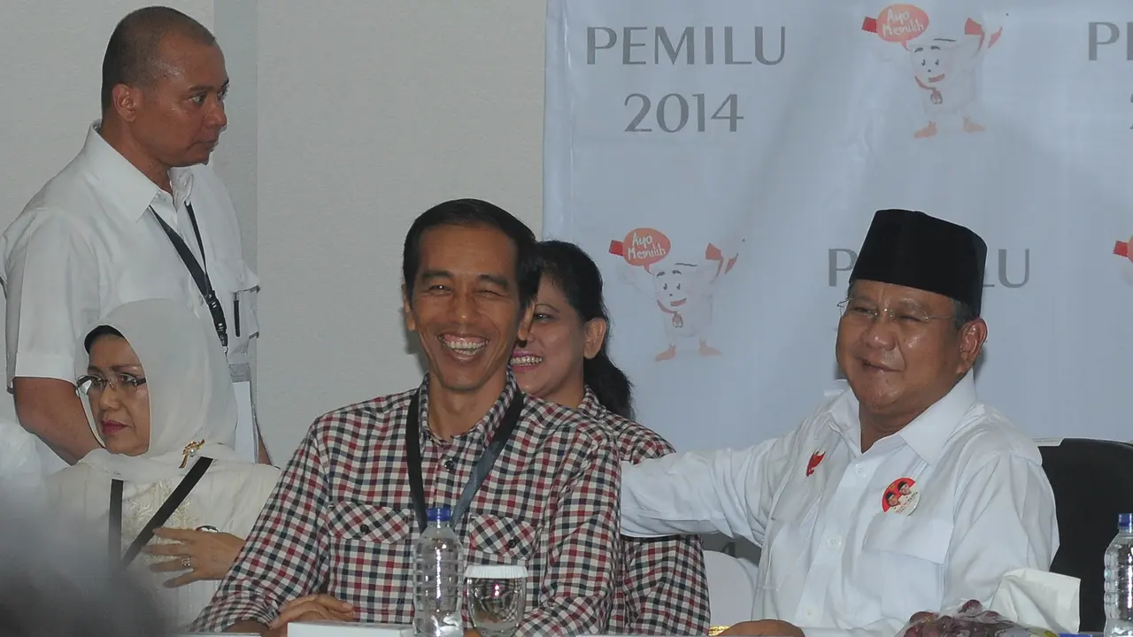 Survei LSI: Elektabilitas Prabowo di Jakarta 35%, Jokowi 30,60%
