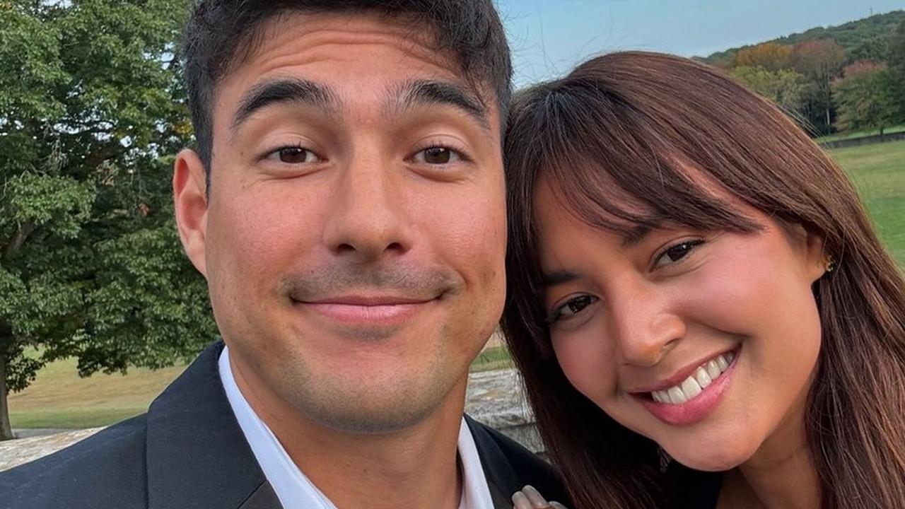 Potret Aurelie Moeremans dan Sang Tunangan Tampil Serasi di Acara Pernikahan Mewah di New York