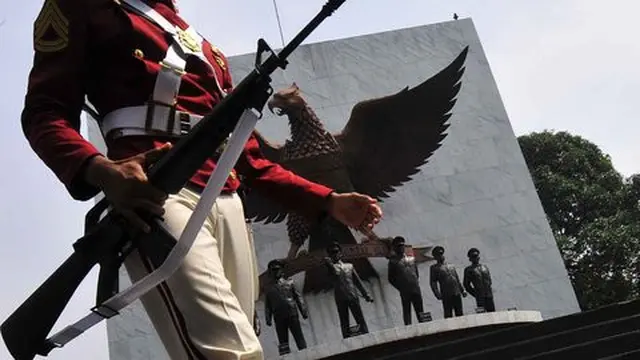 upacara hari kesaktian pancasila. ©2013 Merdeka.com/imam buhori