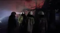 Kebakaran Lapak di Kembangan Jakbar