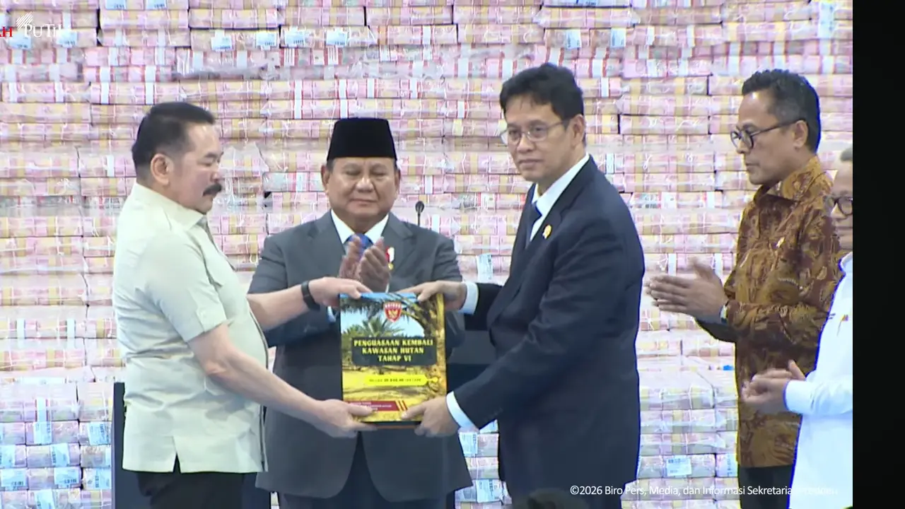 Disaksikan Prabowo, Kejagung Serahkan Rp 11,4 Triliun ke Menkeu Purbaya