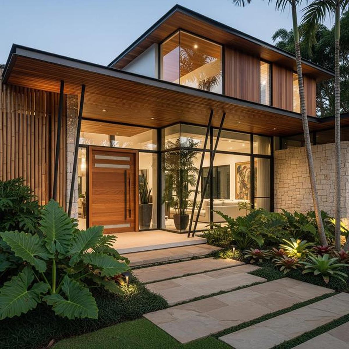 9 Desain Rumah Tropis Modern Anti Lembap, Bikin Hunian Tetap Sejuk Tanpa AC