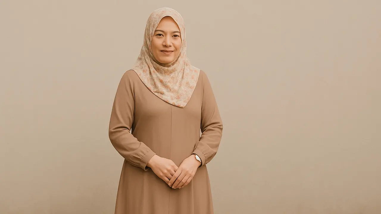 Warna Gamis yang Cocok untuk Wanita Usia 40 Tahun (Foto: ChatGPT)