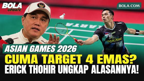 Cuma Target 4 Medali Emas? Erick Thohir Ungkap Alasan Indonesia di Asian Games 2026