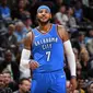 Carmelo Anthony Bantu Thunder Kalahkan Pistons (AP)