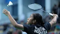 Aisyah Sativa Fatetani melenggang ke babak kedua Kejuaraan Dunia Junior Bulu Tangkis 2019. (PBSI)