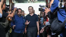 JPU mendakwa Thomas Lembong melakukan korupsi yang merugikan keuangan negara sebesar Rp578,1 miliar. (Liputan6.com/Angga Yuniar)