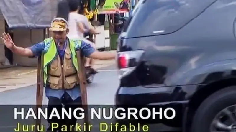 Pantang Menyerah Juru Parkir Difabel