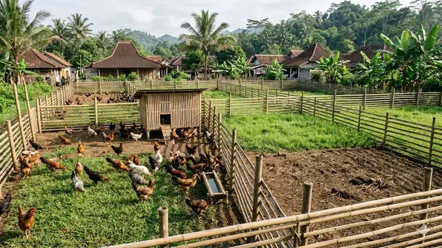 4 Model Umbaran Ayam Kampung ala Peternakan Organik Skala Rumahan, Ini Keunggulannya