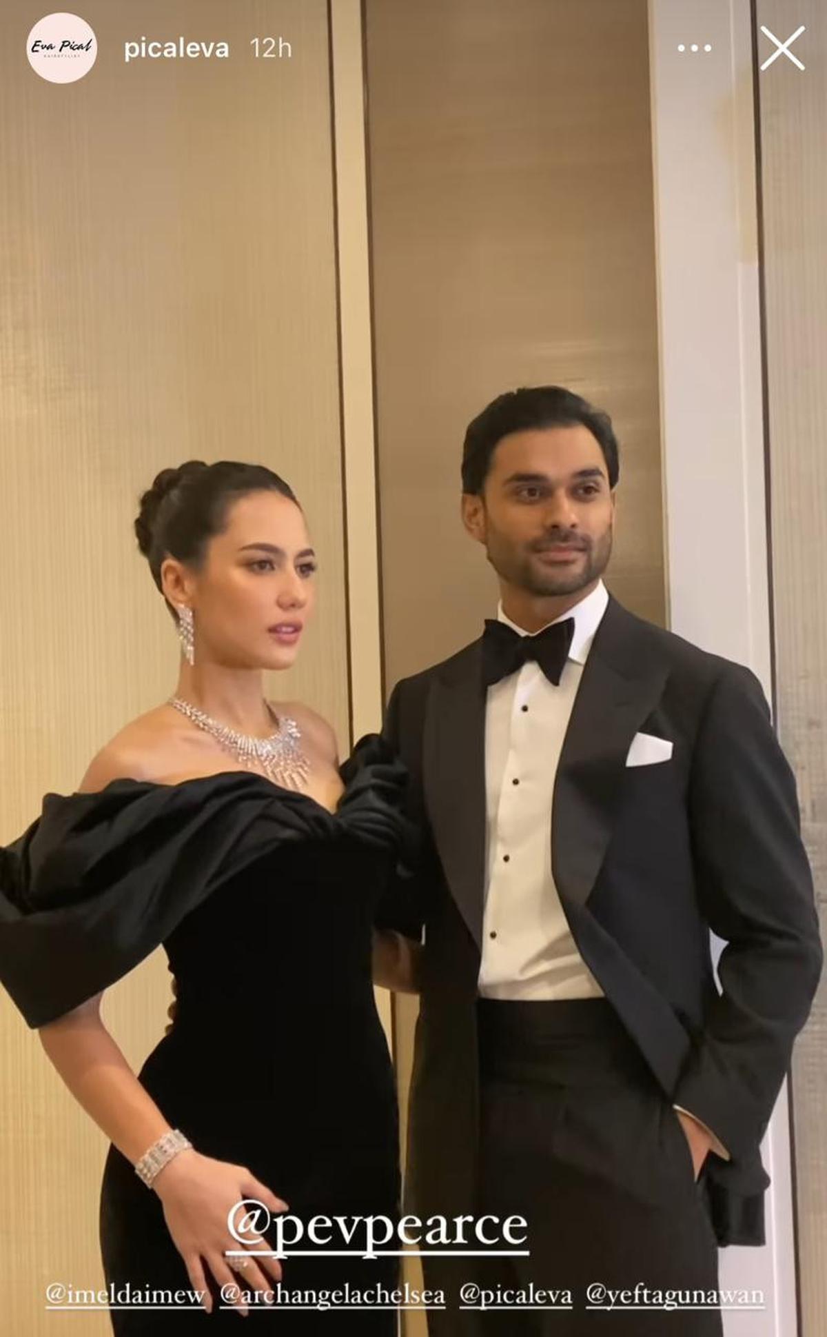 Kemewahan Resepsi Pevita Pearce di Malaysia, Dua Gaun Elegan dan Aura Pengantin Bersinar
