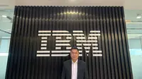 President Director IBM Indonesia, Roy Kosasih di The Plaza, Jakarta, pada Rabu (5/7/2023). Roy optimis bahwa perekomonian Indonesia bisa makin maju. (Tasha/Liputan6.com)