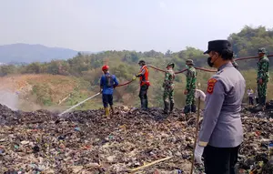 Kebakaran TPA Cikundul, Polisi Usut Dugaan Kesengajaan