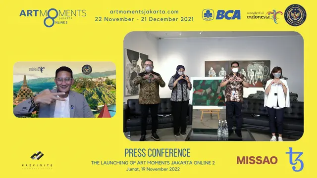 Art Moments Jakarta Online 2 Resmi Dibuka, Beri Panggung Lebih untuk Karya Seni Digital