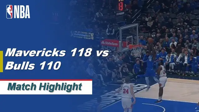 Berita Video Highlights NBA 2019-2020, Dallas Mavericks Vs Chicago Bulls 118-110