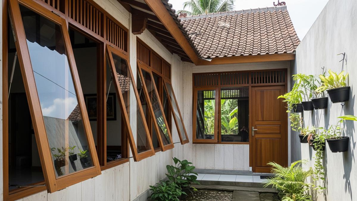 7 Desain Rumah dengan Jendela Jungkit agar Rumah Tetap Adem saat Cuaca Panas