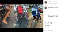 Berbagai hal bisa dijadikan Meme menarik, tidak terkecuali yang berkaitan dengan otomotif. (Instagram @harisnesia)