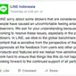 Indonesia Minta Line Menghilangkan Stiker LGBT. Sumber : mashable.com.