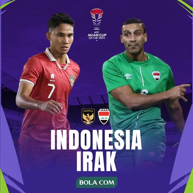 Piala Asia - Timnas Indonesia Vs Irak - Head to Head Pemain