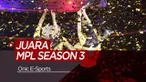 Onic Esports meraih gelar juara Mobile Legend: Bang-Bang Profesional League season 3. Gelar tersebut berhasil diraih setelah Onic Esports mengalahkan Louvre Esports pada duel battle of five dengan kemenangan 3-0.