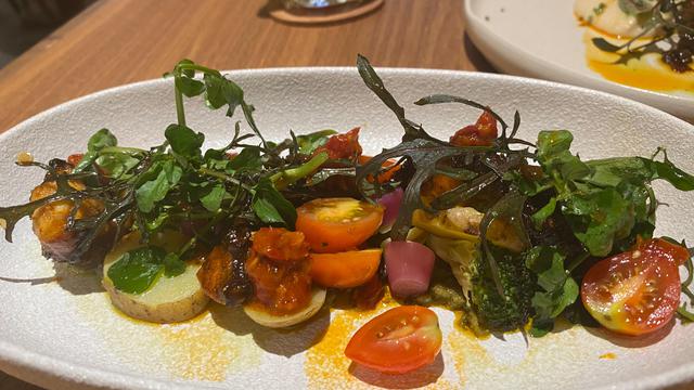 Menu Grilled Octopus East Quarter