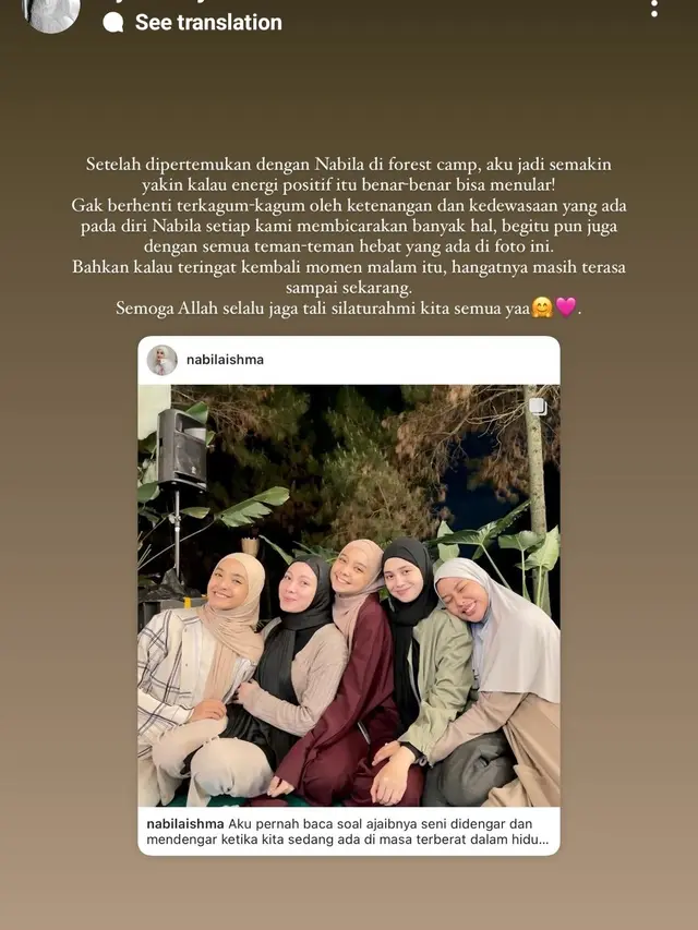 Nabila Ishma Dekat Syifa Hadju hingga Dara Arafah