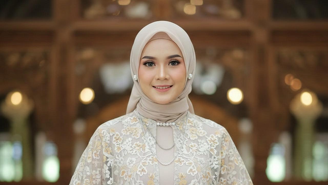 7 Model Gamis Brokat Copotan dengan Tampilan Fleksibel, Cocok untuk Acara Resmi hingga Santai