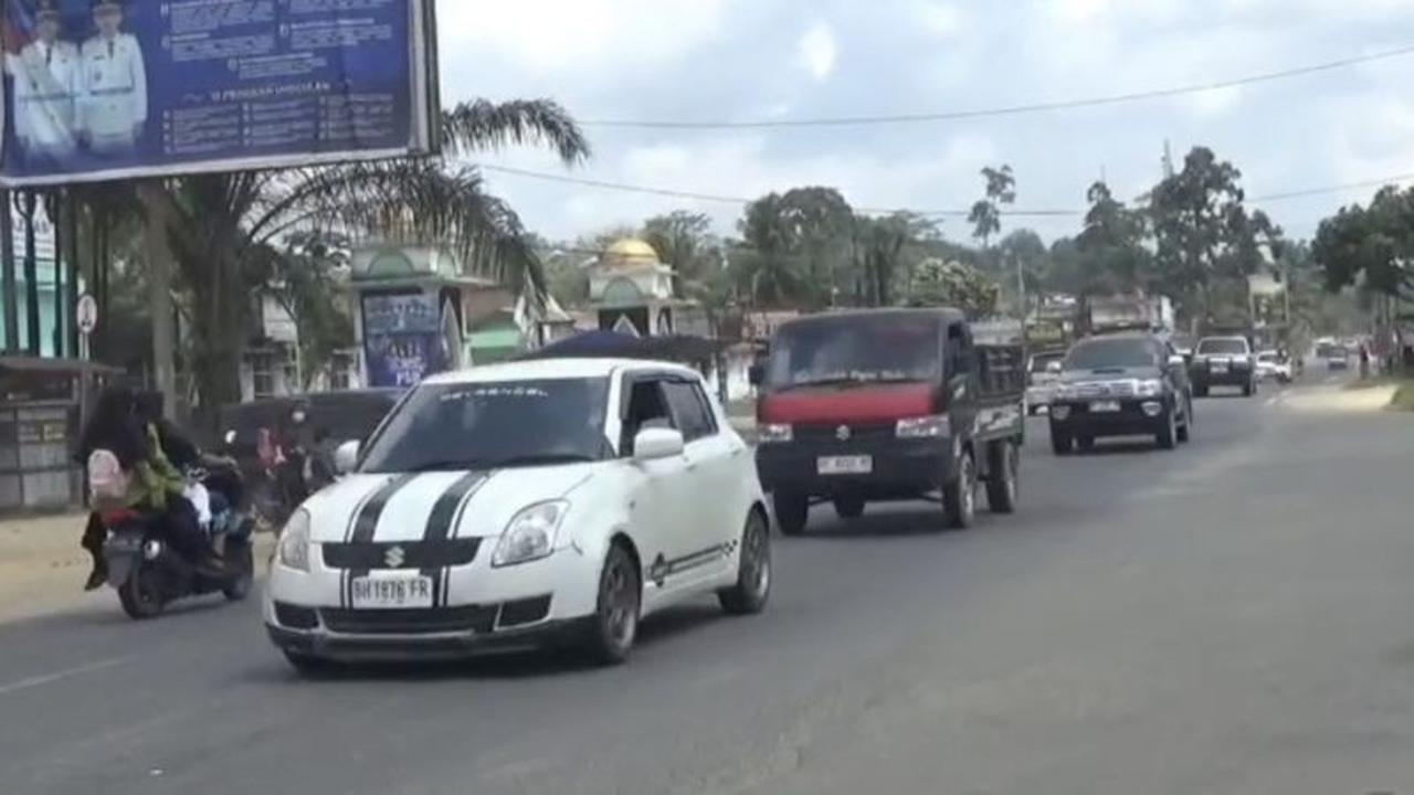 Arus Mudik Jambi-Riau di Jalinsum Sumatra Ramai Lancar, Puncak Diprediksi Segera Tiba