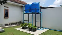 8 Model Tempat Toren Air Belakang Rumah, Penempatannya Rapi dan Tidak Mengganggu