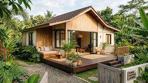 6 Model Rumah Bergaya Tropical Japandi yang Mudah Ditiru, Nyaman dan Estetik